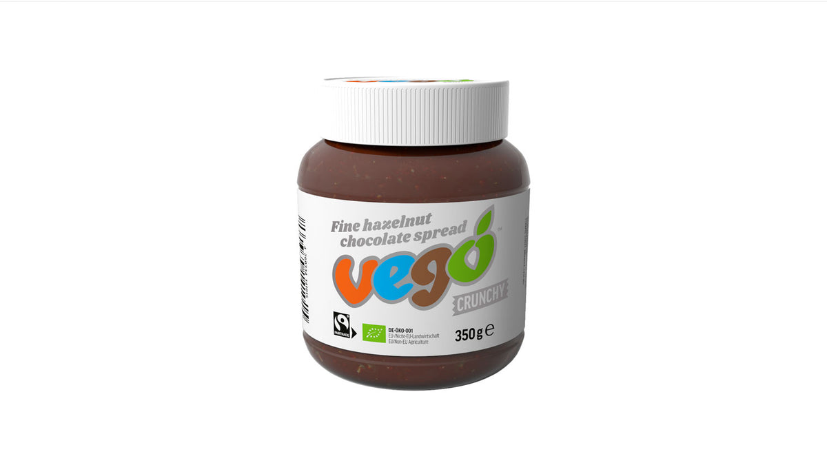 Vego Fine-Hazelnut Schokoaufstrich Crunchy, 350g