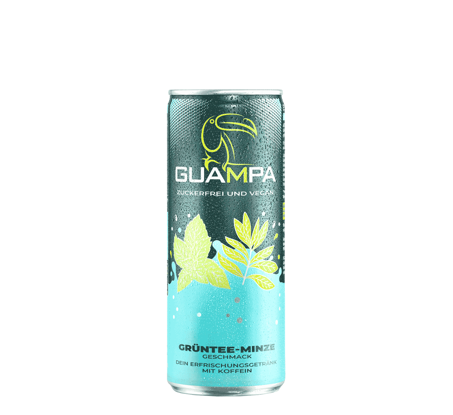 GUAMPA, Flavored Soda Grüntee-Minze, 250 ml